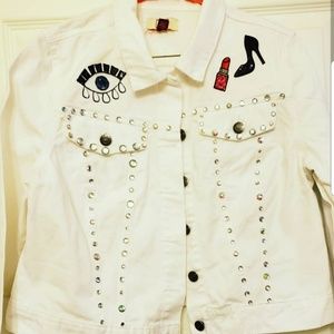 Customized denim jacket